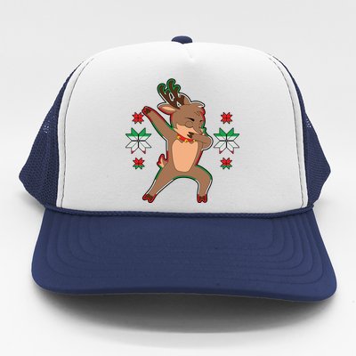 Dabbing Reindeer Trucker Hat