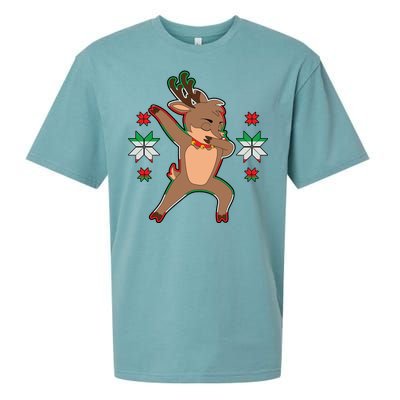 Dabbing Reindeer Sueded Cloud Jersey T-Shirt