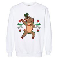 Dabbing Reindeer Garment-Dyed Sweatshirt