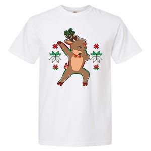 Dabbing Reindeer Garment-Dyed Heavyweight T-Shirt