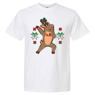 Dabbing Reindeer Garment-Dyed Heavyweight T-Shirt