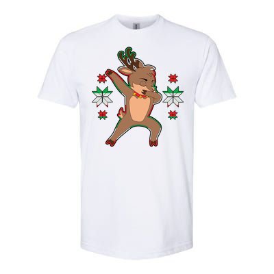 Dabbing Reindeer Softstyle® CVC T-Shirt