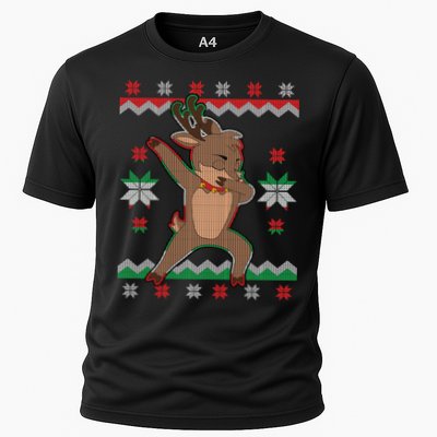 Dabbing Reindeer Ugly Christmas Performance Shirt