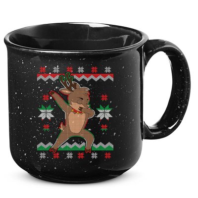 Dabbing Reindeer Ugly Christmas 15oz Campfire Ceramic Mug