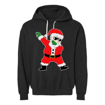 Dabbing Santa Garment-Dyed Fleece Hoodie