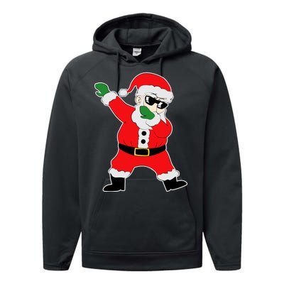 Dabbing Santa Performance Fleece Hoodie