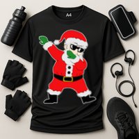 Dabbing Santa Cooling Performance Crew T-Shirt