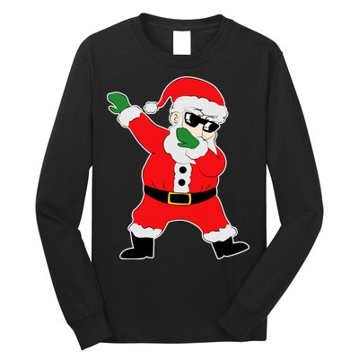 Dabbing Santa Long Sleeve Shirt