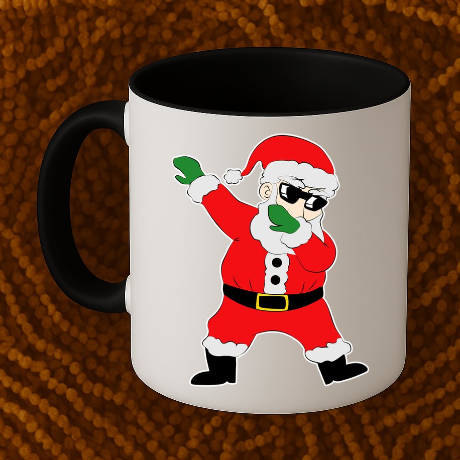 Dabbing Santa Mug