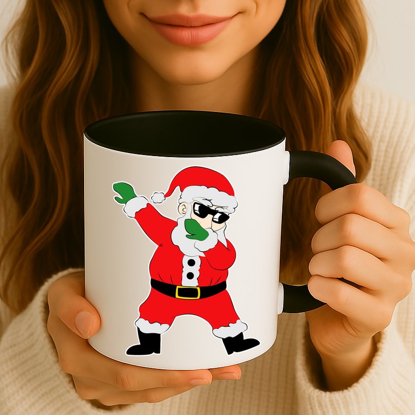 Dabbing Santa Mug