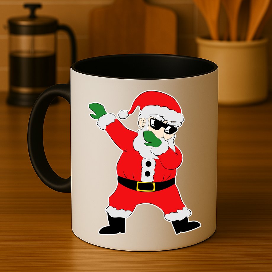 Dabbing Santa Mug