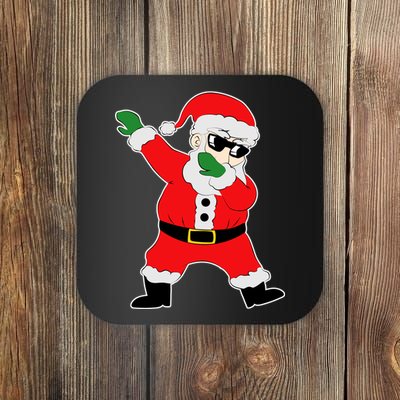 Dabbing Santa Coaster