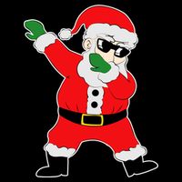 Dabbing Santa Flatbill Hat