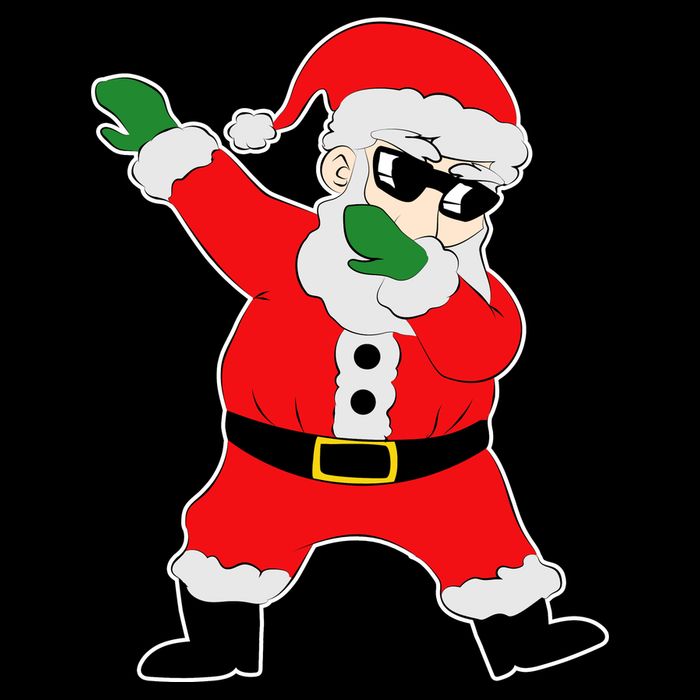 Dabbing Santa Flatbill Hat