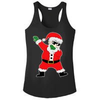 Dabbing Santa Ladies PosiCharge Competitor Racerback Tank