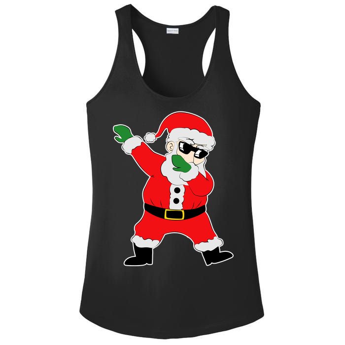 Dabbing Santa Ladies PosiCharge Competitor Racerback Tank