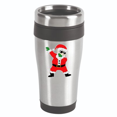 Dabbing Santa 16oz Travel Tumbler