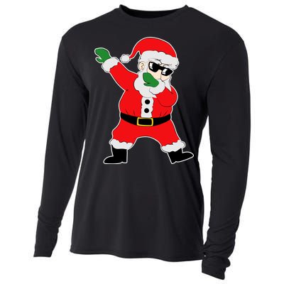 Dabbing Santa Cooling Performance Long Sleeve Crew