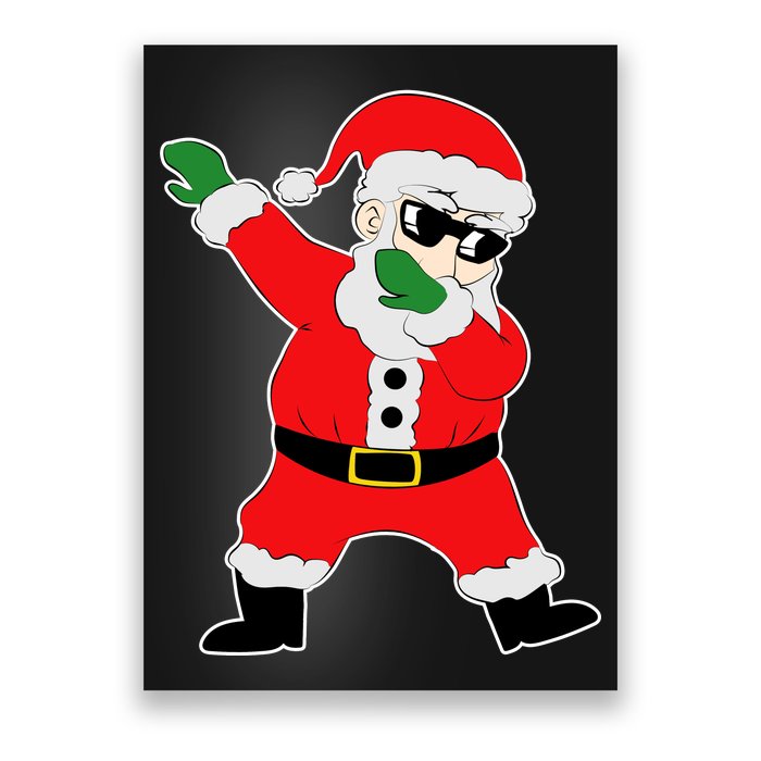 Dabbing Santa Poster