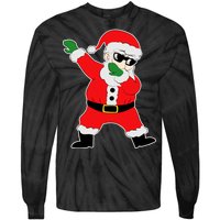 Dabbing Santa Tie-Dye Long Sleeve Shirt