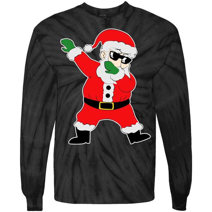 Dabbing Santa Tie-Dye Long Sleeve Shirt