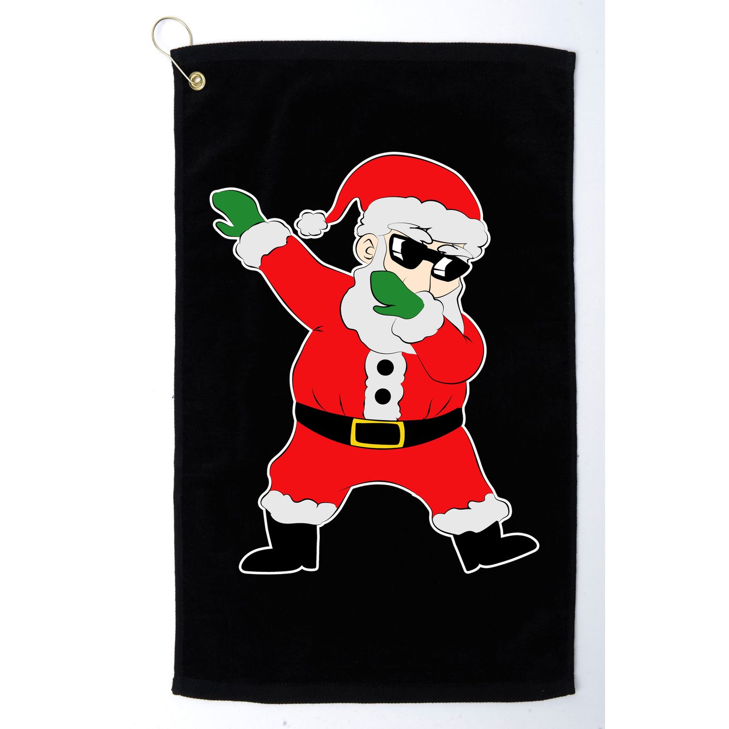 Dabbing Santa Golf Towel