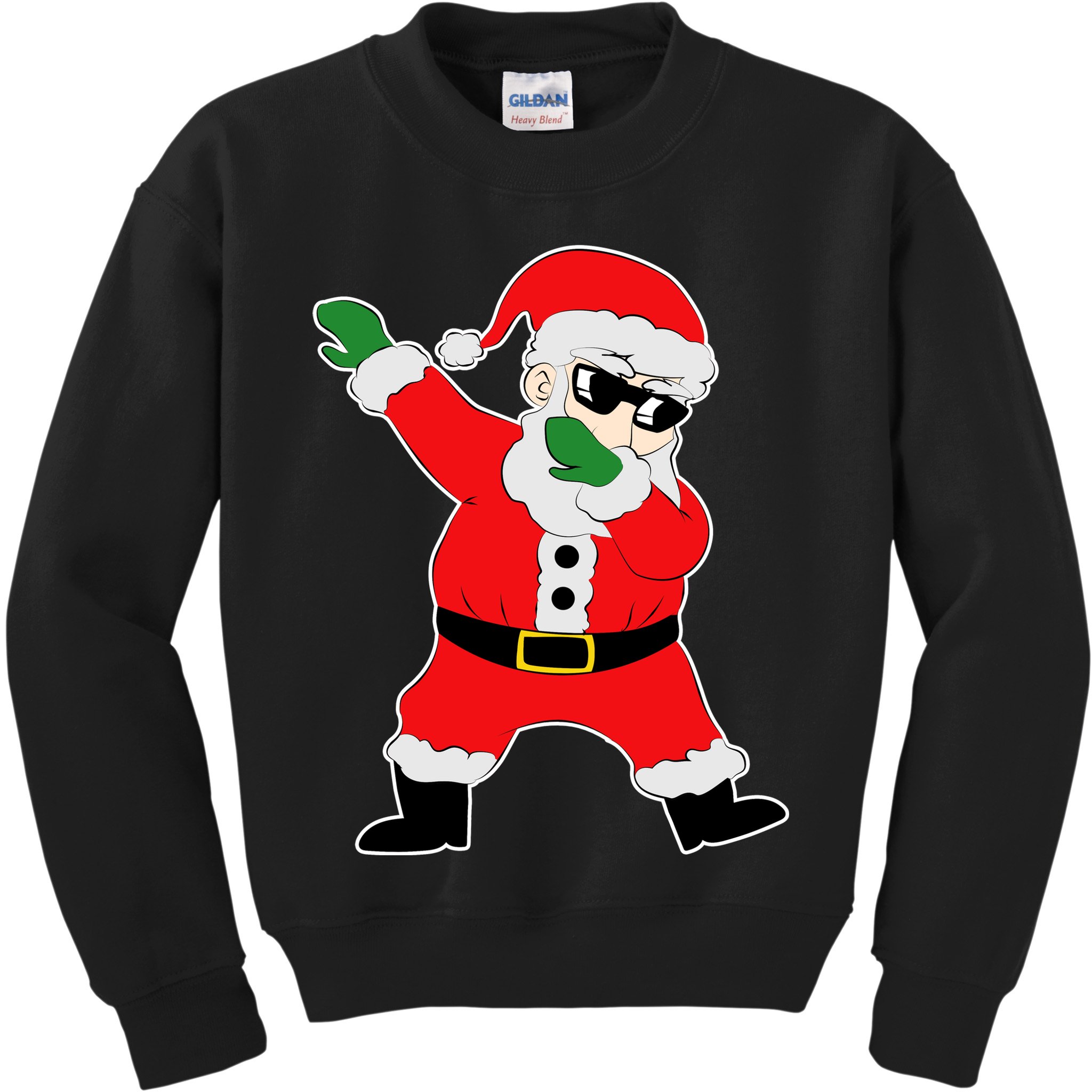 Dabbing Santa Kids Sweatshirt