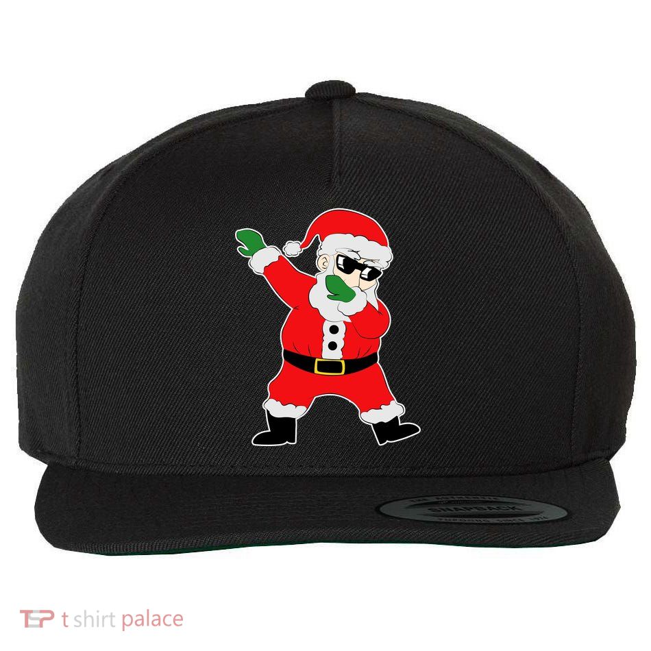 Dabbing Santa Wool Snapback Cap