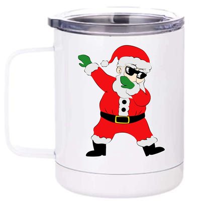 Dabbing Santa 12 oz Stainless Steel Tumbler Cup