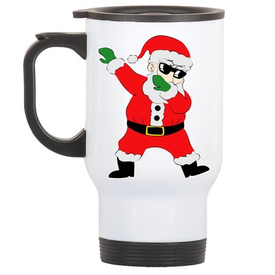 Dabbing Santa Stainless Steel Travel Mug