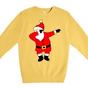 Dabbing Santa Christmas Premium Crewneck Sweatshirt