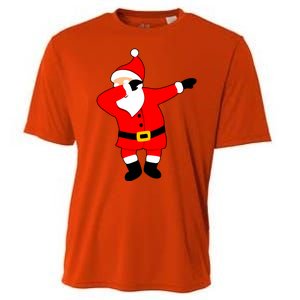 Dabbing Santa Christmas Cooling Performance Crew T-Shirt