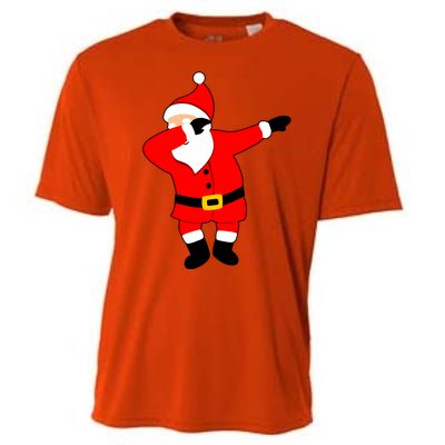 Dabbing Santa Christmas Cooling Performance Crew T-Shirt