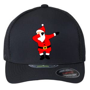 Dabbing Santa Christmas Flexfit Unipanel Trucker Cap