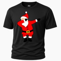 Dabbing Santa Christmas Cooling Performance Crew T-Shirt