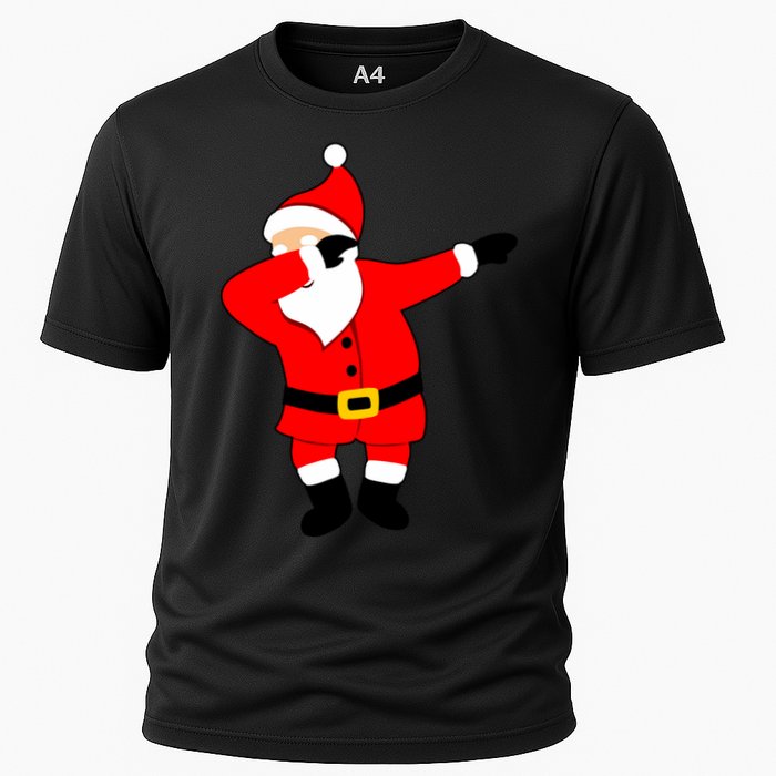 Dabbing Santa Christmas Cooling Performance Crew T-Shirt