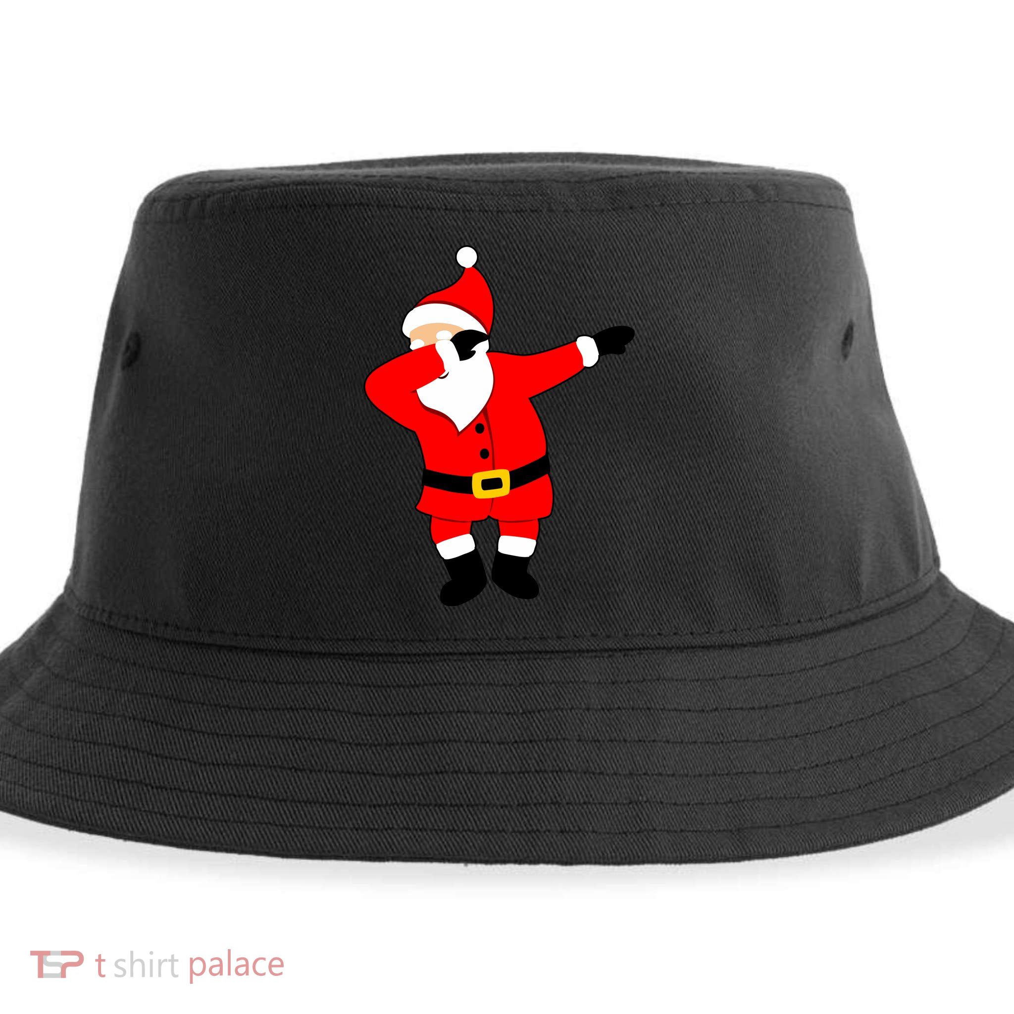 Dabbing Santa Christmas Sustainable Bucket Hat