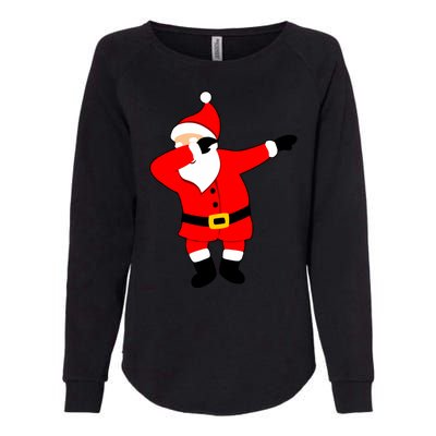 Dabbing Santa Christmas Womens California Wash Sweatshirt