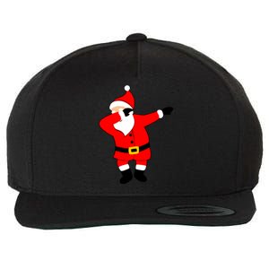 Dabbing Santa Christmas Wool Snapback Cap