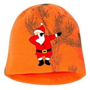 Dabbing Santa Christmas Kati - Camo Knit Beanie