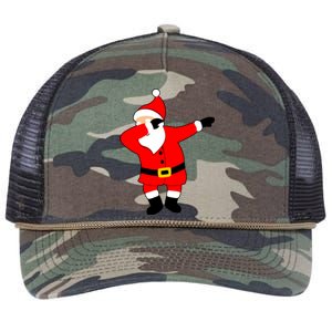 Dabbing Santa Christmas Retro Rope Trucker Hat Cap