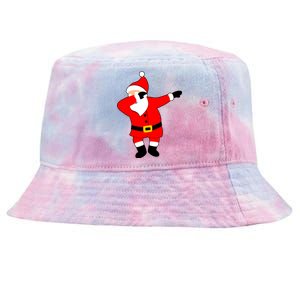 Dabbing Santa Christmas Tie-Dyed Bucket Hat