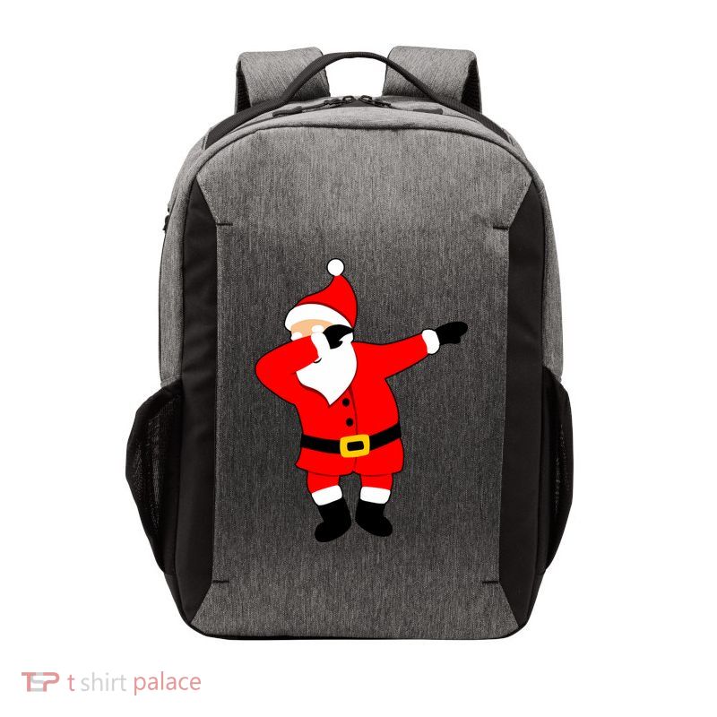 Dabbing Santa Christmas Vector Backpack