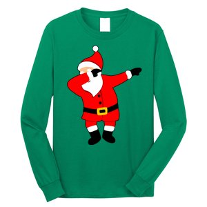 Dabbing Santa Christmas Long Sleeve Shirt