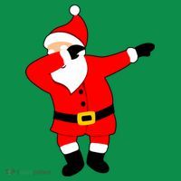 Dabbing Santa Christmas Tall T-Shirt