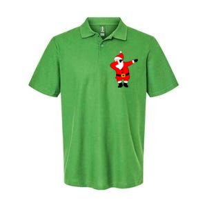 Dabbing Santa Christmas Softstyle Adult Sport Polo