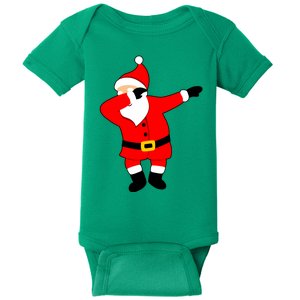 Dabbing Santa Christmas Baby Bodysuit