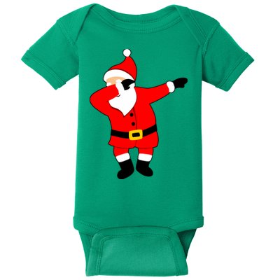Dabbing Santa Christmas Baby Bodysuit
