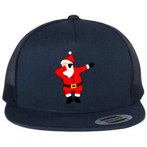 Dabbing Santa Christmas Flat Bill Trucker Hat