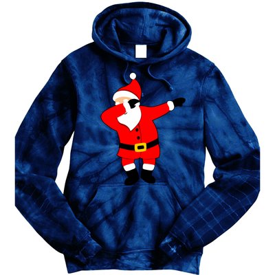 Dabbing Santa Christmas Tie Dye Hoodie